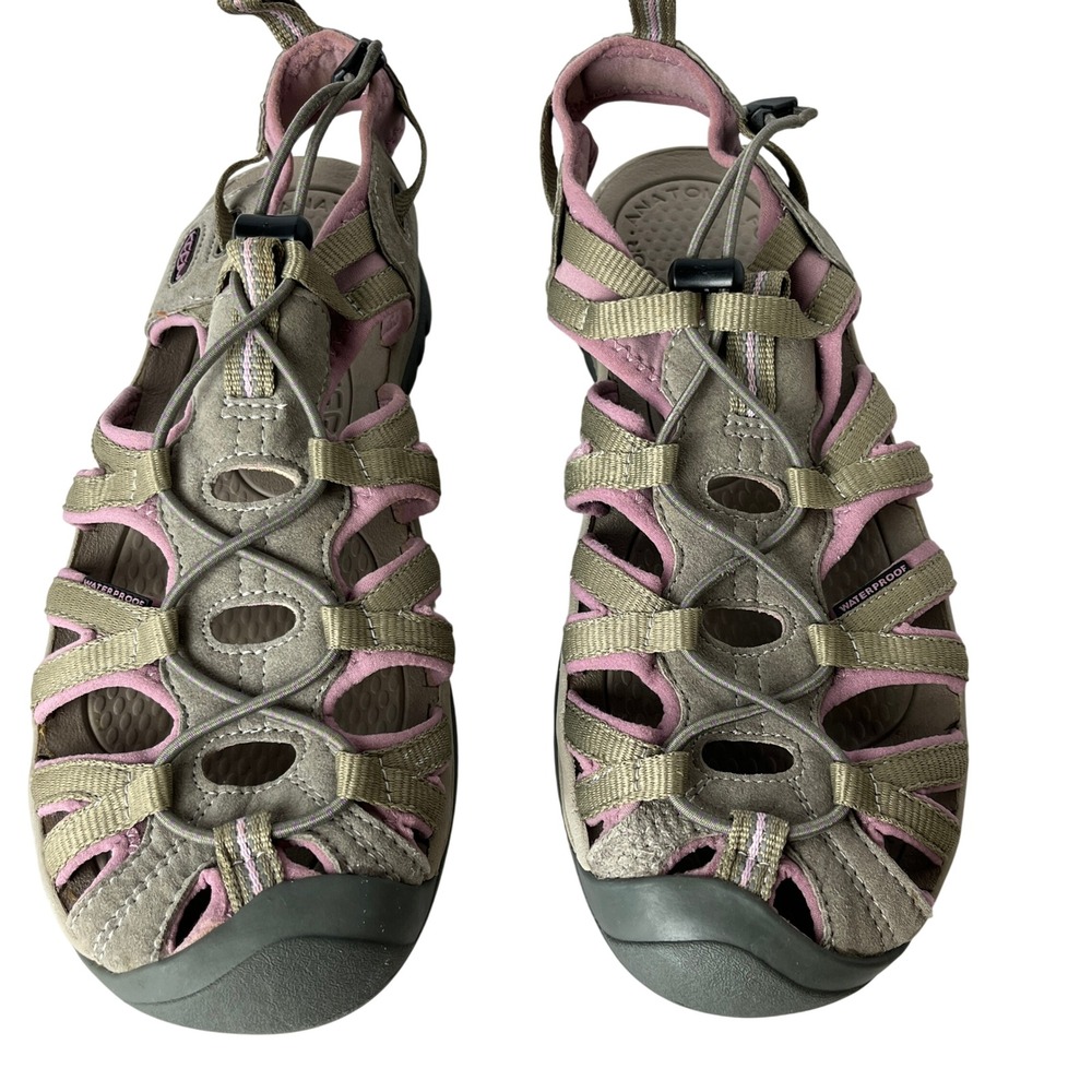 KEEN Newport H2 Sandals Waterproof Sport Hiking Taupe Pink Womens 11